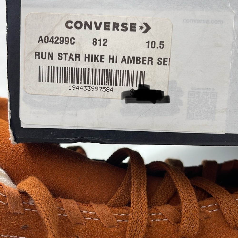 Converse Men’s High-Tops  PLATFORMS Sneakers A04299C
RUN STAR HIKE HI AMBER SE - Picture 16 of 16